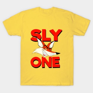 Sly One Fox Design T-Shirt